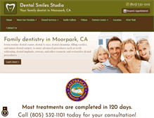 Tablet Screenshot of dentalsmilesstudio.com